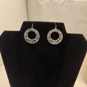 Stunning Vintage Sterling Silver Filigree Earrings